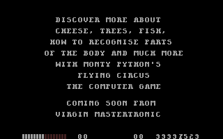 Monty Python's Flying Circus atari screenshot