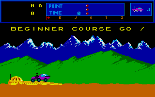 Moon Patrol atari screenshot