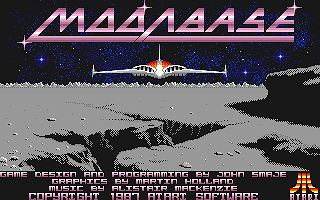 Moonbase atari screenshot