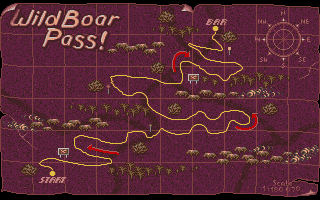 Moonshine Racers atari screenshot