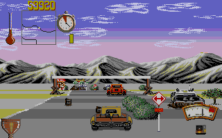 Moonshine Racers atari screenshot