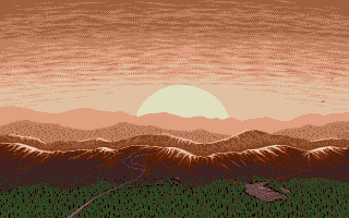 Moonshine Racers atari screenshot