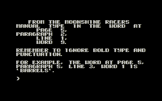 Moonshine Racers atari screenshot
