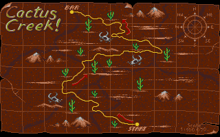 Moonshine Racers atari screenshot