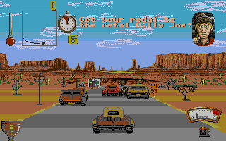 Moonshine Racers atari screenshot