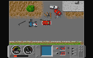 Motor Massacre atari screenshot
