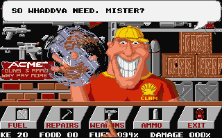 Motor Massacre atari screenshot