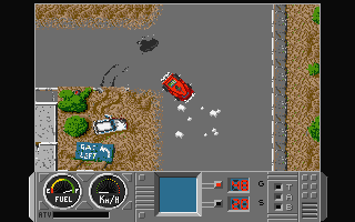 Motor Massacre atari screenshot