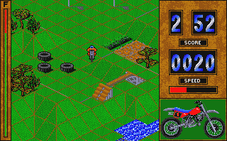 Motorbike Madness atari screenshot