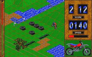 Motorbike Madness atari screenshot