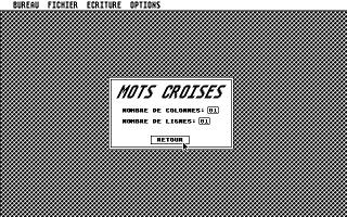 Mots Croisés atari screenshot