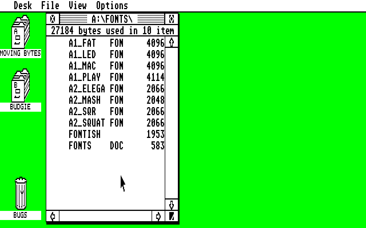 Moving Bytes One atari screenshot