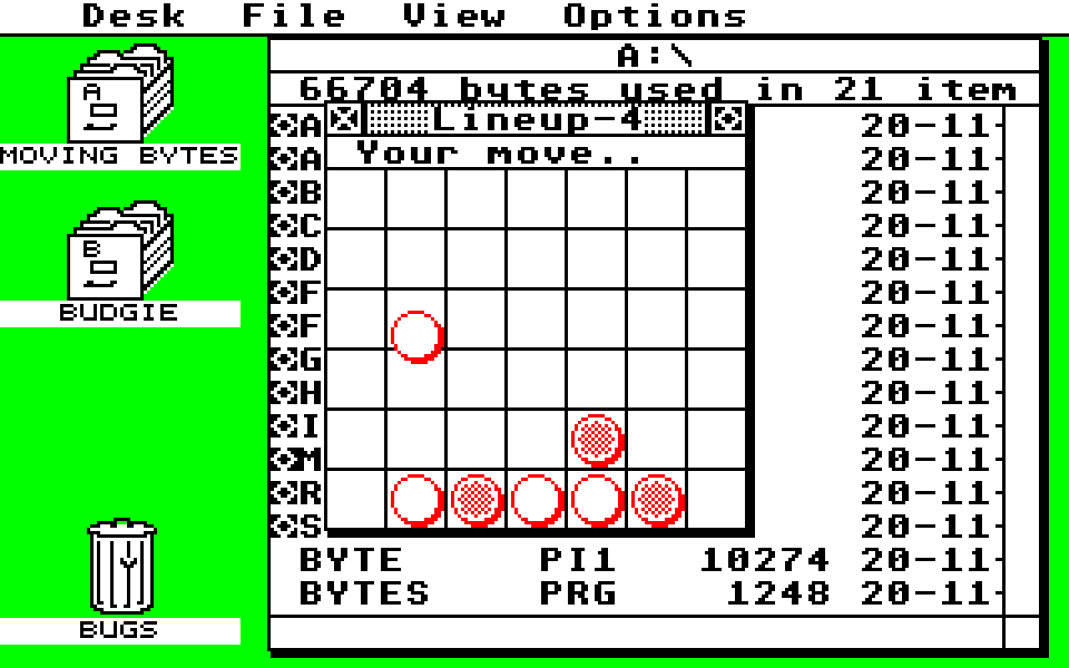 Moving Bytes One atari screenshot