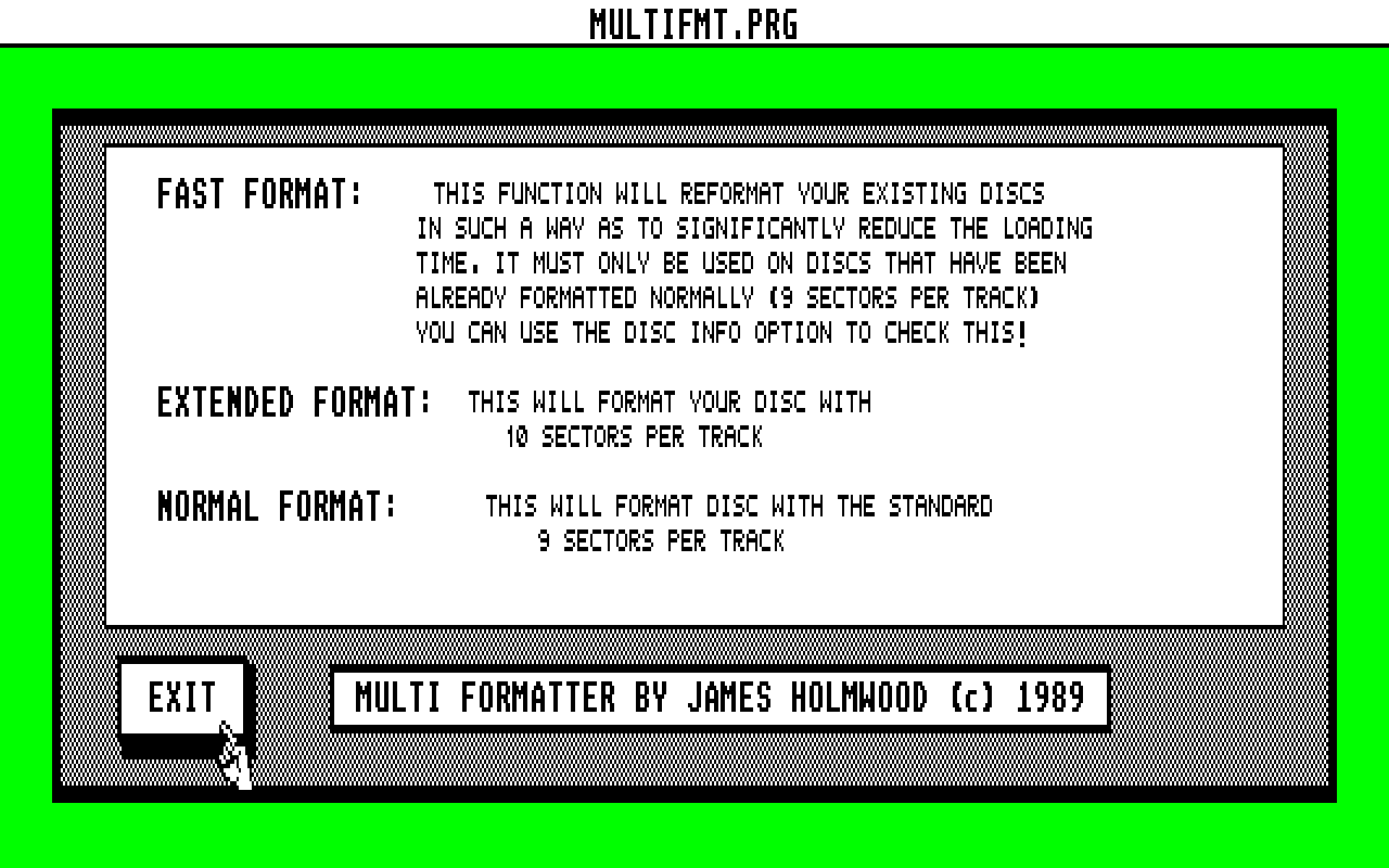 Moving Bytes One atari screenshot