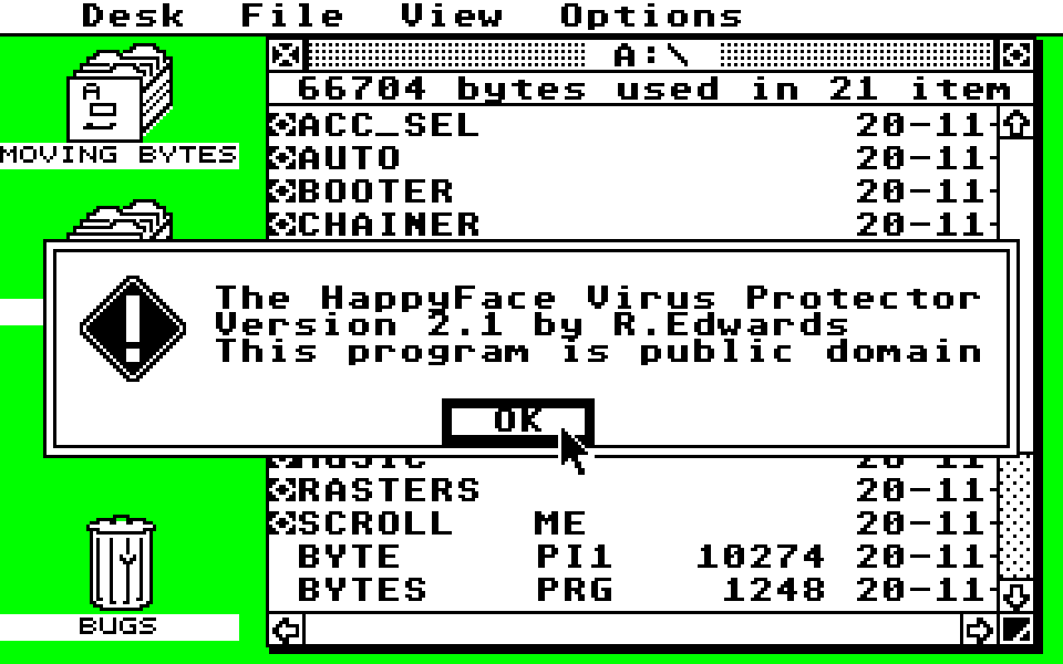 Moving Bytes One atari screenshot