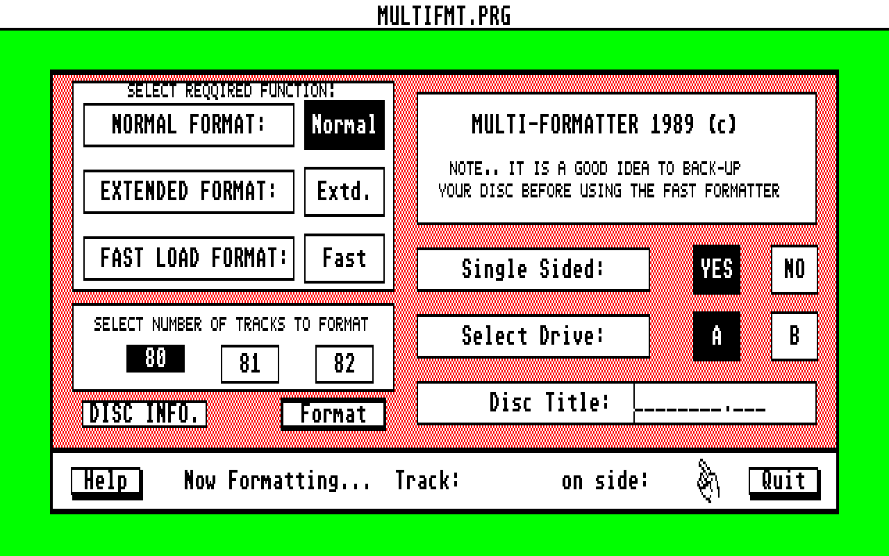 Moving Bytes One atari screenshot