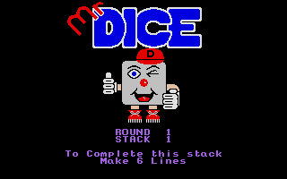 Mr. Dice atari screenshot