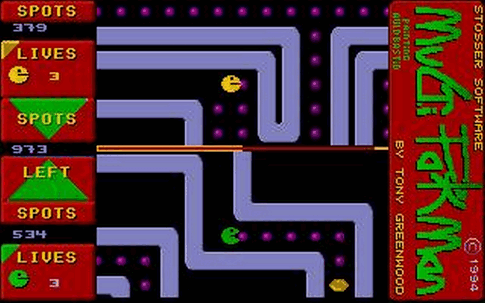 Multi Pakman atari screenshot