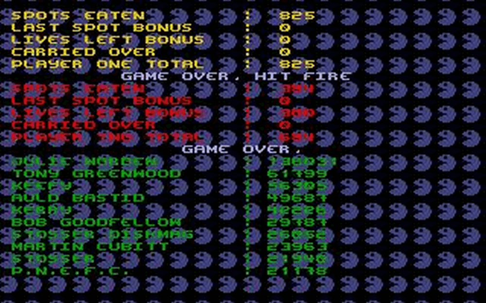 Multi Pakman atari screenshot