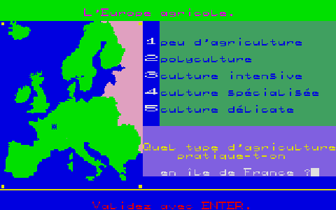Multicours 4ème atari screenshot