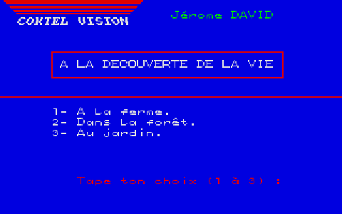 Multicours 5ème atari screenshot