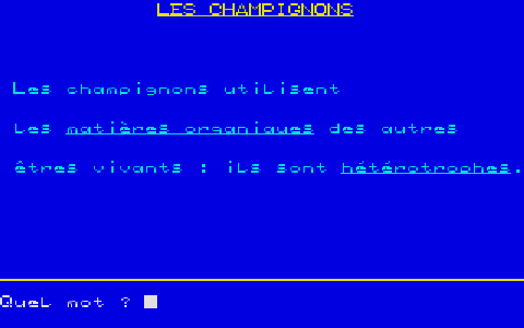 Multicours 5ème atari screenshot