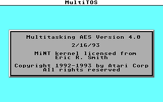 MultiTOS atari screenshot