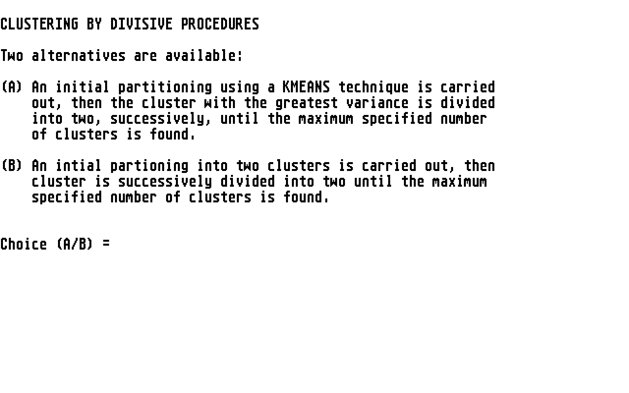 Multivariate Analysis atari screenshot