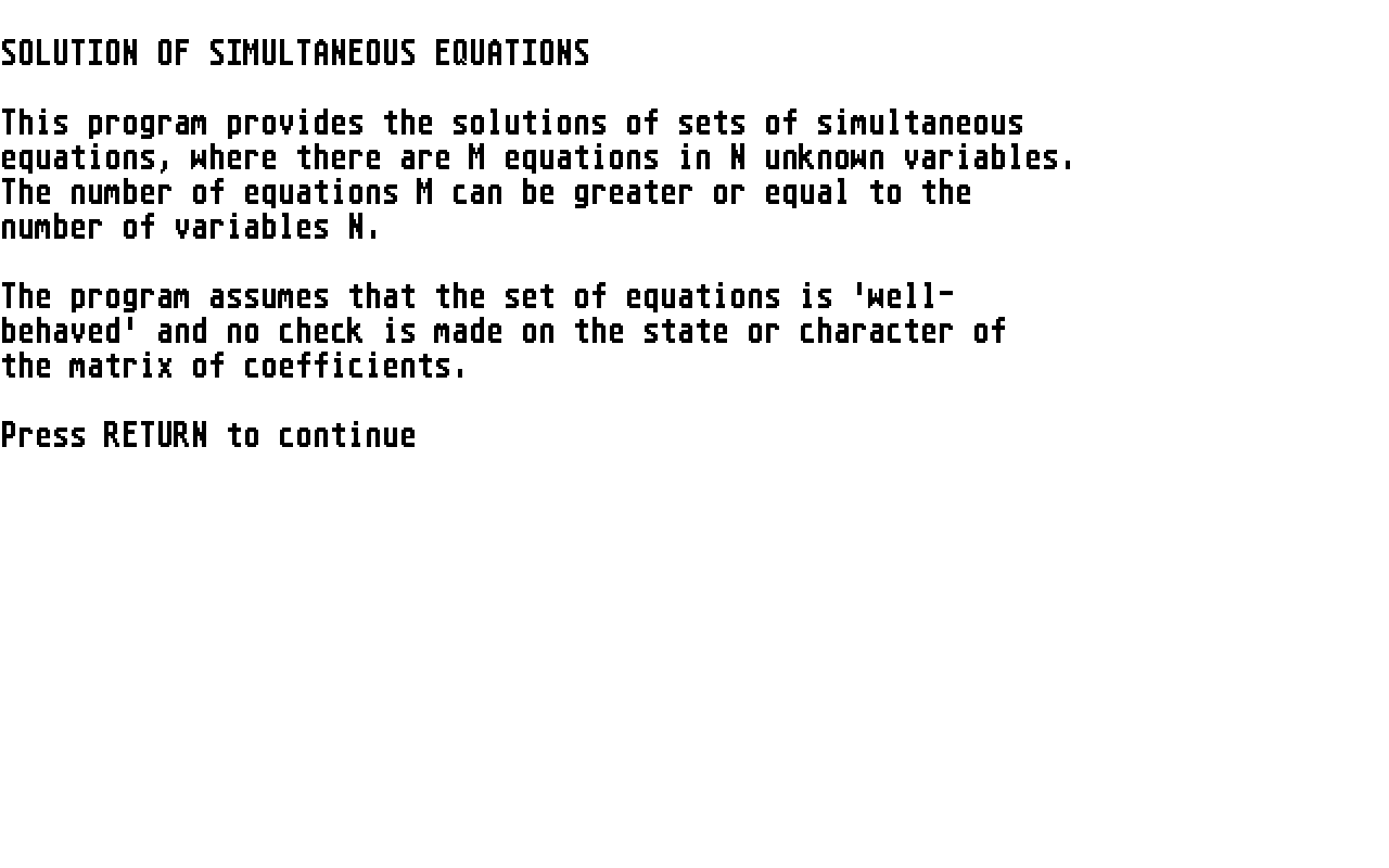 Multivariate Analysis atari screenshot