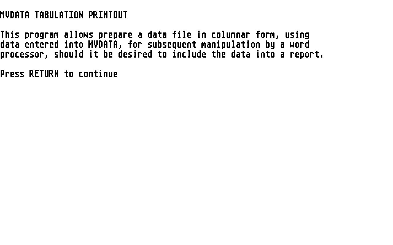 Multivariate Analysis atari screenshot