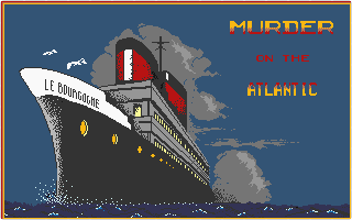 Murder on the Atlantic atari screenshot