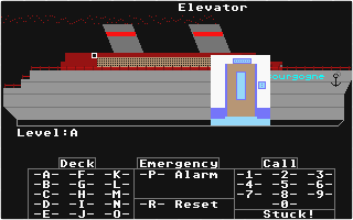 Murder on the Atlantic atari screenshot