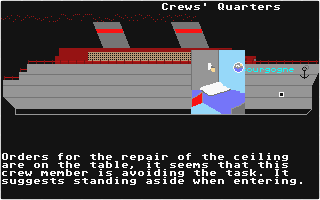 Murder on the Atlantic atari screenshot