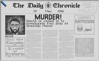 Murder atari screenshot