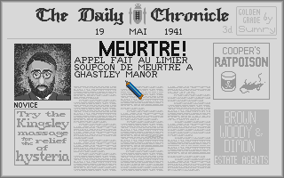 Murder atari screenshot
