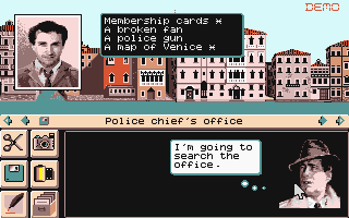 Murders in Venice atari screenshot