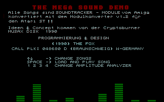 Music Collection Volume #1 atari screenshot