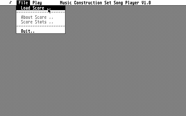 Music Construction Set Sound Player atari screenshot