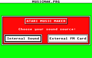 Music Maker atari screenshot