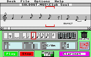 Music Maker atari screenshot