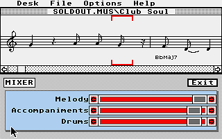 Music Maker atari screenshot