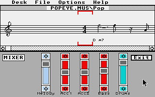 Music Maker atari screenshot