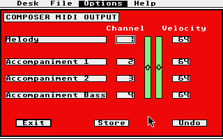 Music Maker atari screenshot