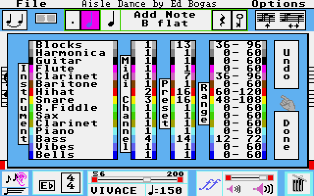 Music Studio (The) atari screenshot
