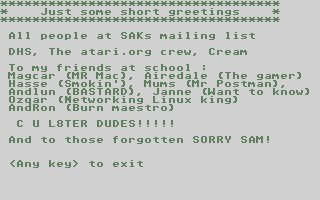 Myrdraal Ultimate Slideshow atari screenshot