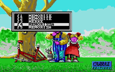 Mémorise atari screenshot