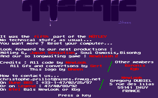 Mötley - The Fifth Part atari screenshot