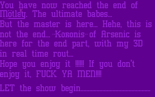 Mötley - The First Part atari screenshot