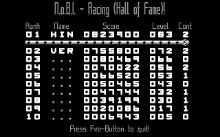 N.o.B.I. - Racing atari screenshot