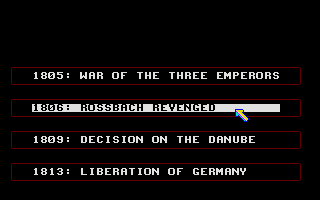 Napoleon I - The Campaigns 1805 -1814 atari screenshot